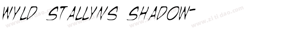 Wyld Stallyns Shadow字体转换